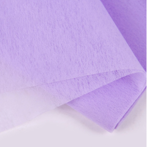 Non Woven Flower Wrapping Paper Light Lavender 33 Sheets